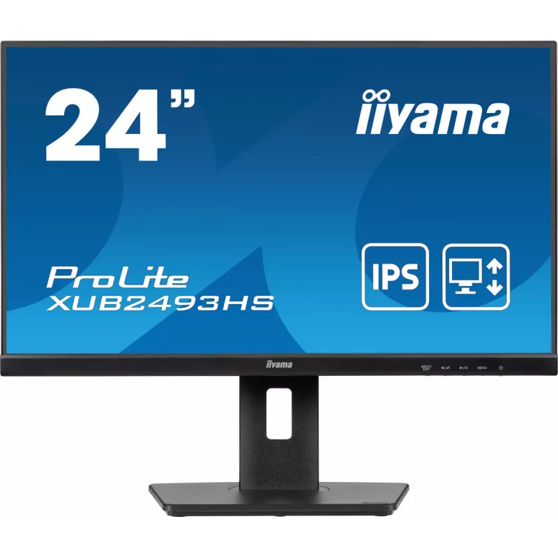 Monitorius iiyama ProLite XUB2493HS-B6 60,5 cm (23,8 colio) 1920 x 1080 pikselių Full HD LED juodas