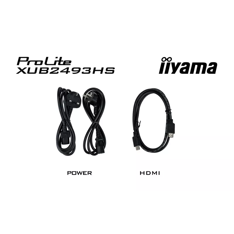 Monitorius iiyama ProLite XUB2493HS-B6 60,5 cm (23,8 colio) 1920 x 1080 pikselių Full HD LED juodas