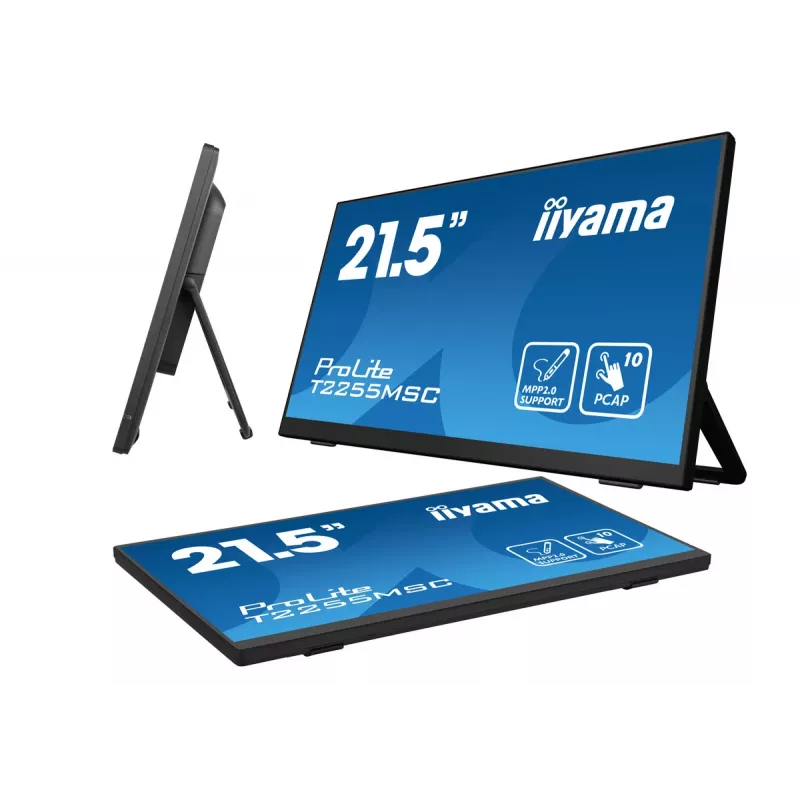 Monitorius iiyama ProLite T2255MSC-B1 54.6 cm (21.5 inch) Full HD LCD jutiklinis ekranas juodas