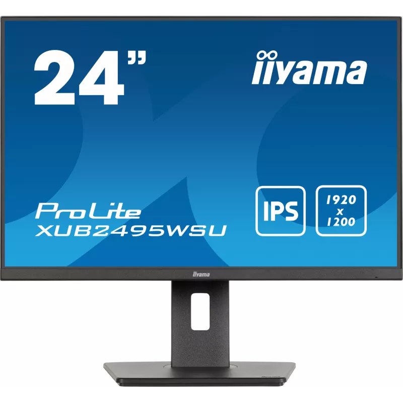 Monitorius iiyama ProLite XUB2495WSU-B7 61,2 cm (24,1 colio) 1920 x 1200 pikselių WUXGA LED juodas