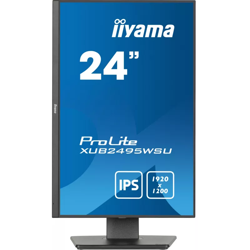 Monitorius iiyama ProLite XUB2495WSU-B7 61,2 cm (24,1 colio) 1920 x 1200 pikselių WUXGA LED juodas