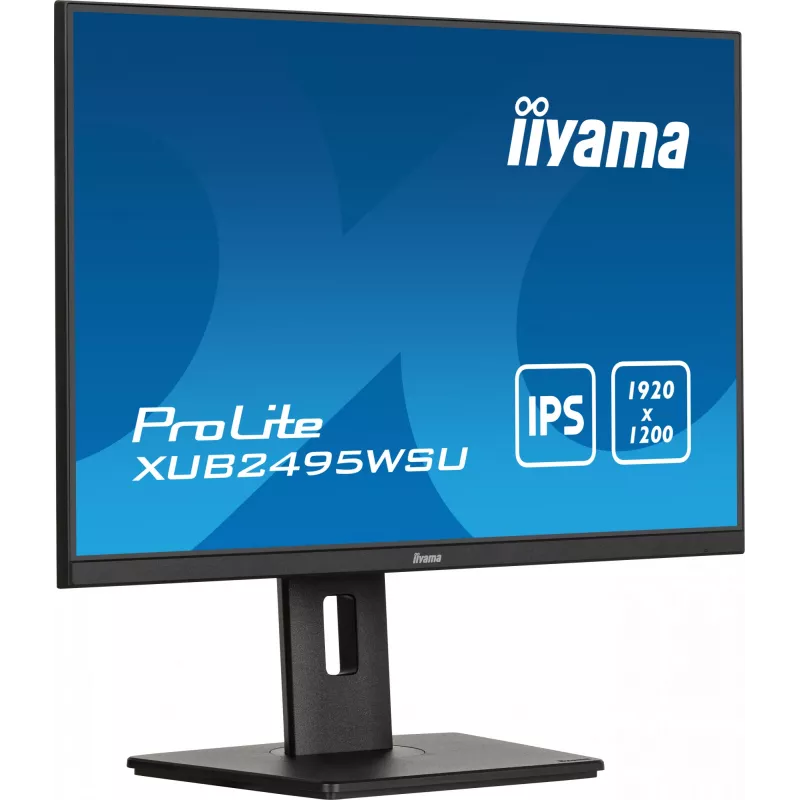 Monitorius iiyama ProLite XUB2495WSU-B7 61,2 cm (24,1 colio) 1920 x 1200 pikselių WUXGA LED juodas