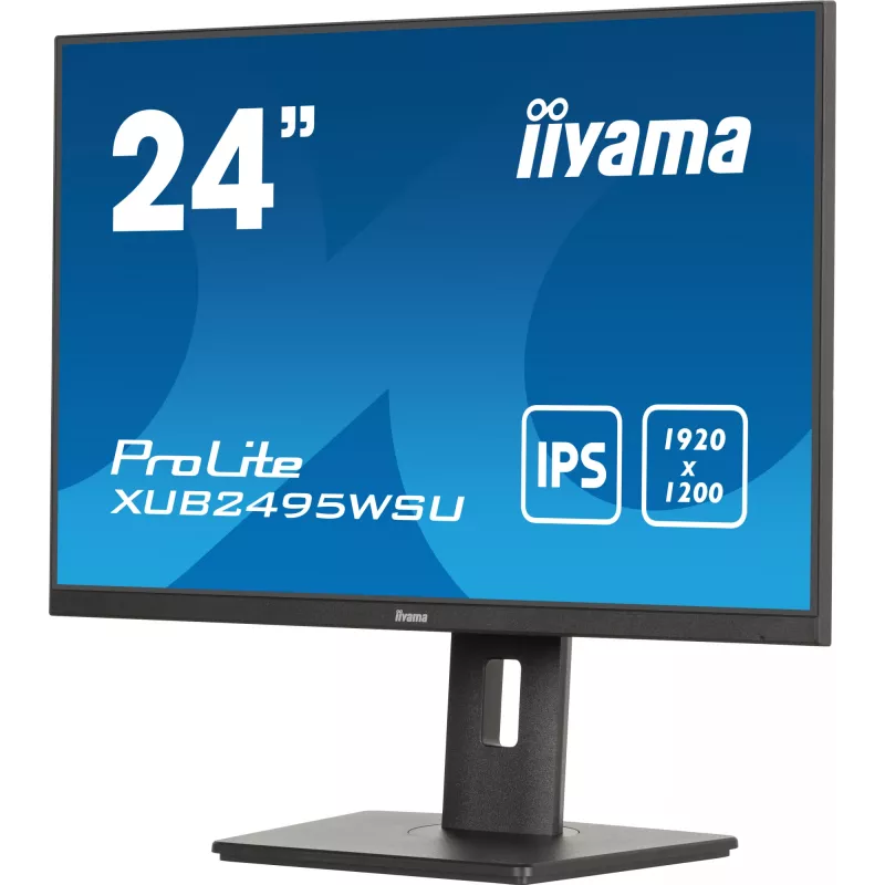 Monitorius iiyama ProLite XUB2495WSU-B7 61,2 cm (24,1 colio) 1920 x 1200 pikselių WUXGA LED juodas