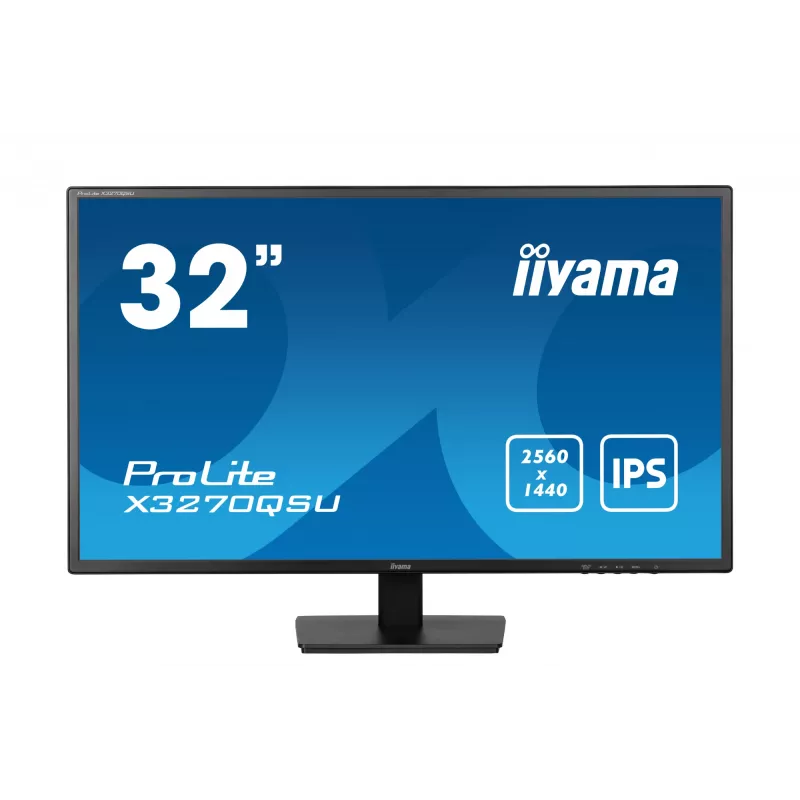 Monitorius iiyama ProLite X3270QSU-B1 31,5 colių WQHD IPS juodas