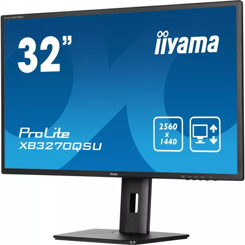 Monitorius iiyama ProLite XB3270QSU-B1 80 cm (31,5 col.) QHD IPS LED juodas