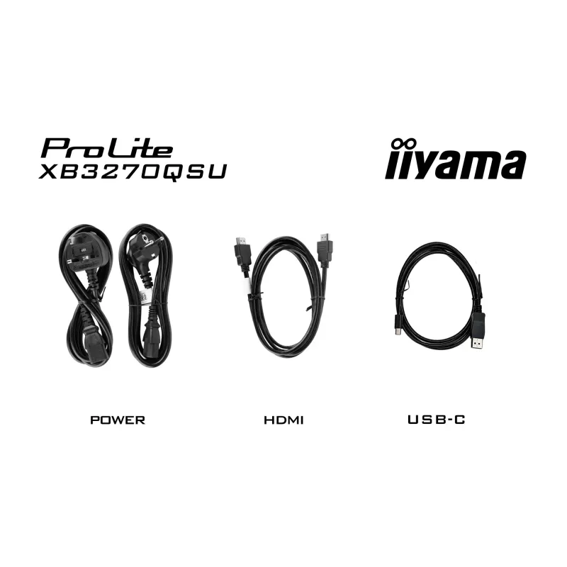 Monitorius iiyama ProLite XB3270QSU-B1 80 cm (31,5 col.) QHD IPS LED juodas