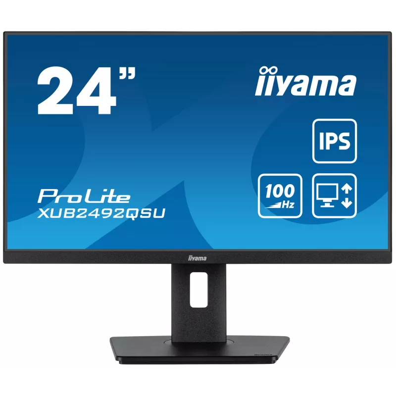 Monitorius iiyama ProLite XUB2492QSU-B1 60.5 cm (23.8 colio) QHD LED juodas