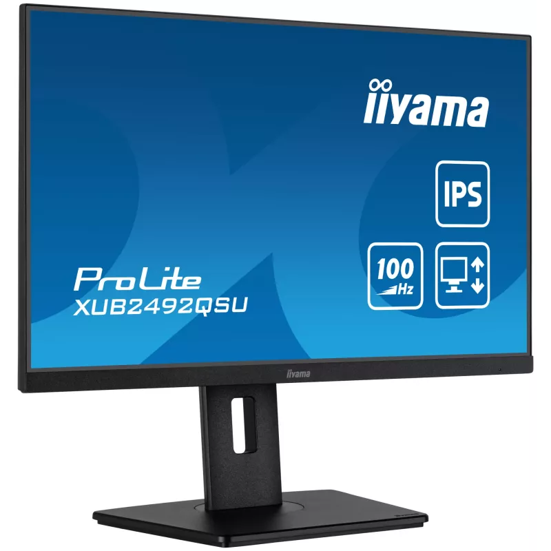 Monitorius iiyama ProLite XUB2492QSU-B1 60.5 cm (23.8 colio) QHD LED juodas