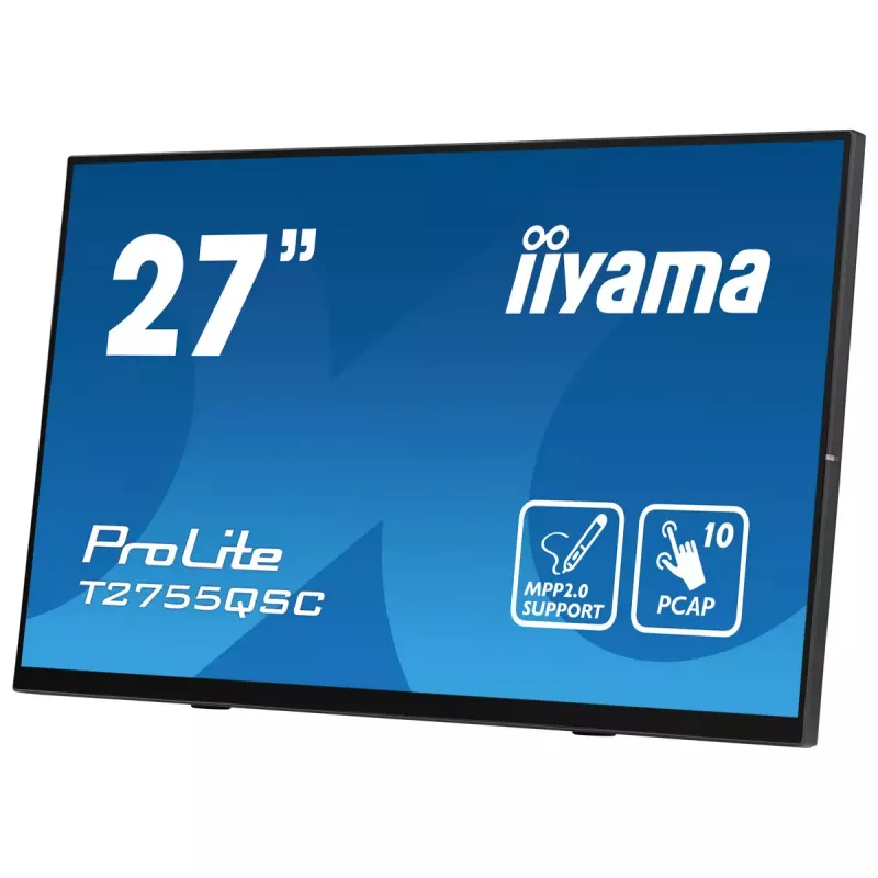 Monitorius iiyama ProLite T2755QSC-B1 68,6 cm (27 colių) 2560 x 1440 pikselių Quad HD LCD liečiamas juodas