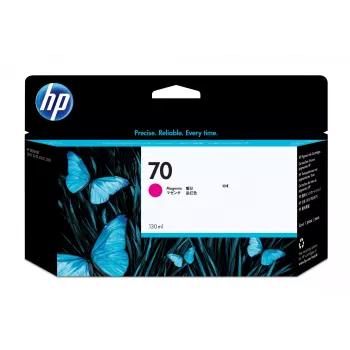 HP 70 130 ml rašalo kasetė, purpurinė, skirta DesignJet spausdintuvams