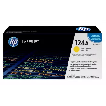 HP 124A geltonas originalus lazerinis kasetė, 2000 puslapių