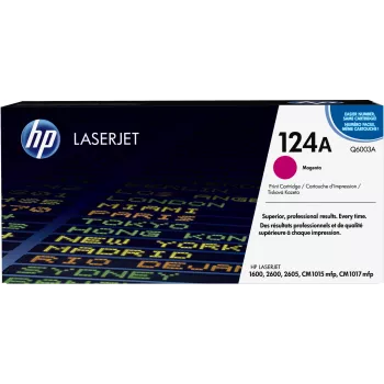 HP 124A Original LaserJet kasetė, rausva, 2000 puslapių, 1 vnt.