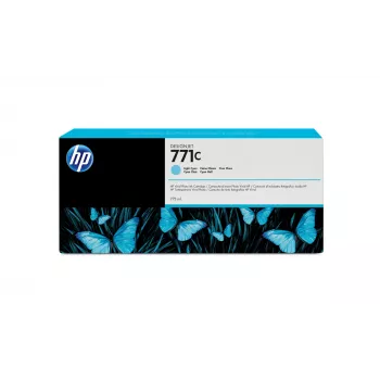 HP 771C 775 ml šviesiai žalsvai mėlyna „DesignJet“ rašalo kasetė