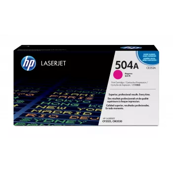 HP 504A rausvai raudonas originalus LaserJet tonerio kasetė, 7000 puslapių, 1 vnt.