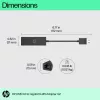HP USB 3.0 į Gigabit RJ46 adapteris G2, laidinis, USB, Ethernet, juodas