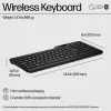 HP 475 belaidė klaviatūra su dviem režimais, viso dydžio (100%), RF belaidis + Bluetooth, membraninė, juoda