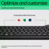 HP 475 belaidė klaviatūra su dviem režimais, viso dydžio (100%), RF belaidis + Bluetooth, membraninė, juoda