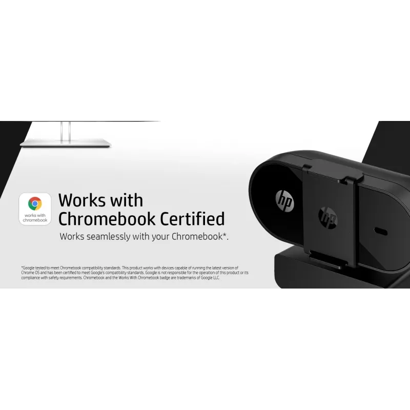 HP 325 FHD Webcam internetinė kamera, verslui, Windows 10, Windows 11, MacOS, 72 mm, 53.6 mm, 53.2 mm