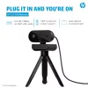 HP 325 FHD Webcam internetinė kamera, verslui, Windows 10, Windows 11, MacOS, 72 mm, 53.6 mm, 53.2 mm