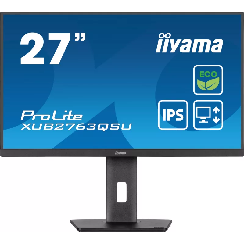 Monitorius iiyama ProLite XUB2763QSU-B1 68,6 cm (27 colių) QHD LED juodas