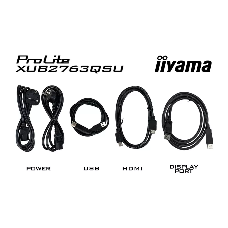 Monitorius iiyama ProLite XUB2763QSU-B1 68,6 cm (27 colių) QHD LED juodas