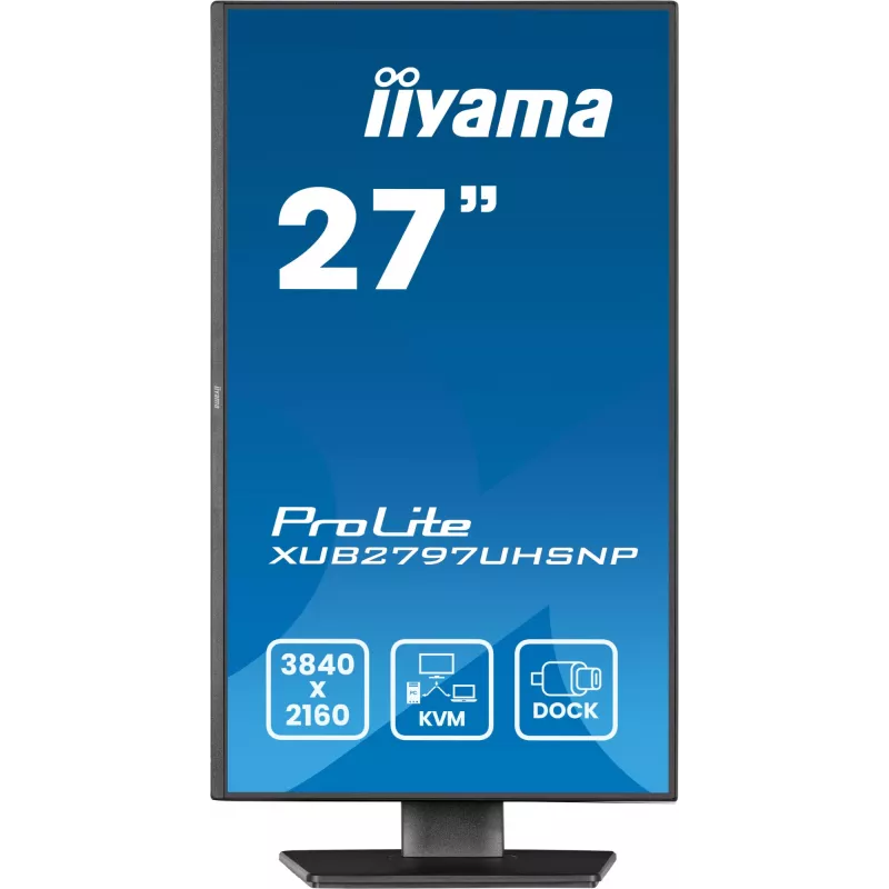 Monitorius iiyama ProLite XUB2797UHSNP-B1 68,6 cm (27 colių) 3840 x 2160 pikselių 4K Ultra HD LED juodas