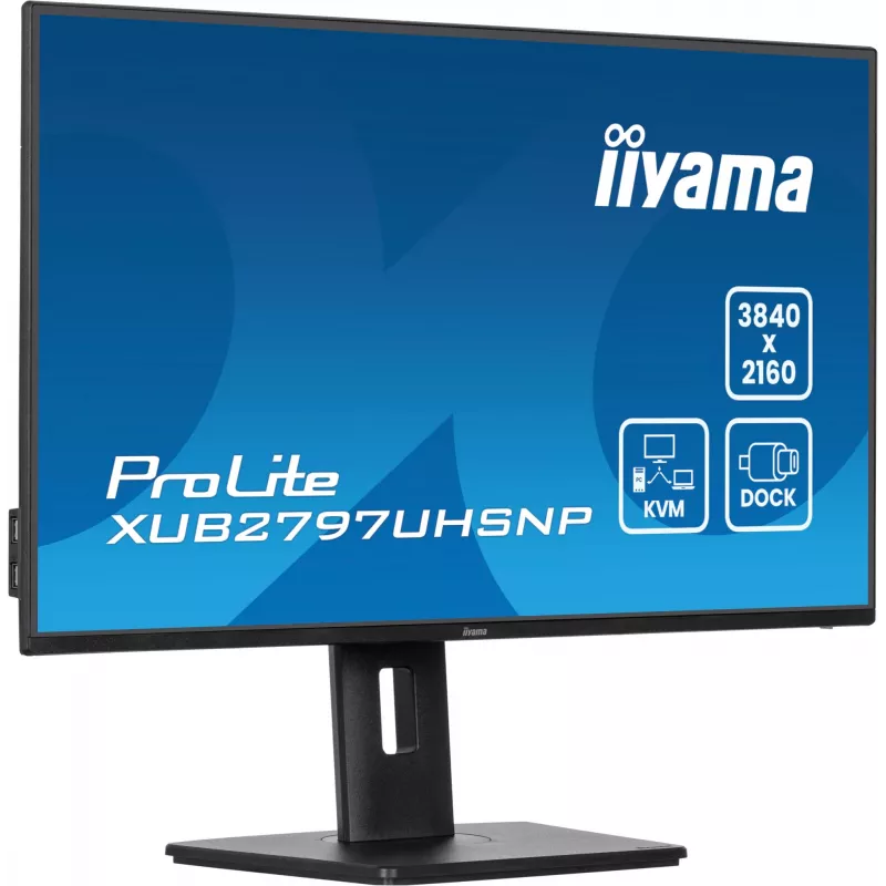 Monitorius iiyama ProLite XUB2797UHSNP-B1 68,6 cm (27 colių) 3840 x 2160 pikselių 4K Ultra HD LED juodas