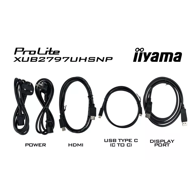Monitorius iiyama ProLite XUB2797UHSNP-B1 68,6 cm (27 colių) 3840 x 2160 pikselių 4K Ultra HD LED juodas