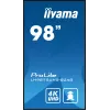 Skaitmeninės reklamos plokščiasis ekranas iiyama LH9875UHS-B2AG 97,5 col. LED 4K Ultra HD 3840 x 2160