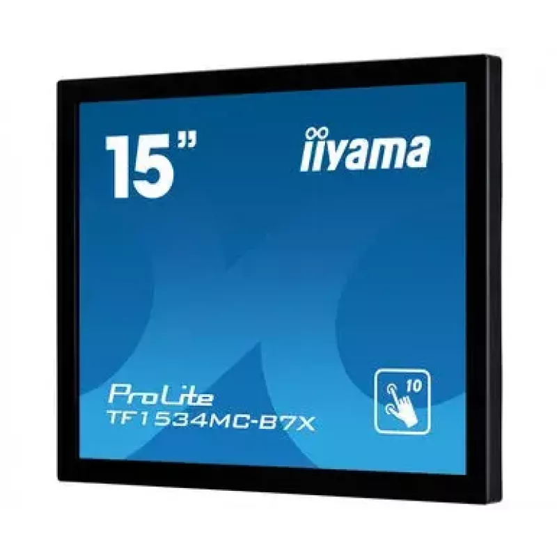 Monitorius iiyama ProLite TF1534MC-B7X 38,1 cm (15 inch) 1024x768 XGA LED jutiklinis Multi-user juodas