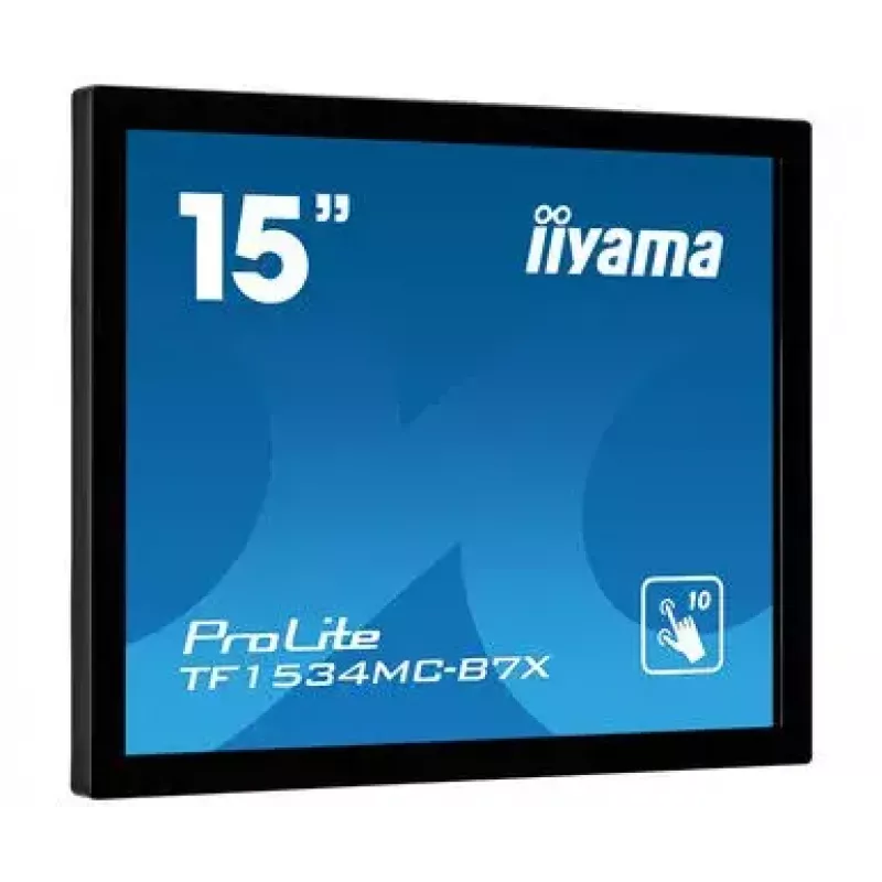 Monitorius iiyama ProLite TF1534MC-B7X 38,1 cm (15 inch) 1024x768 XGA LED jutiklinis Multi-user juodas