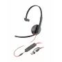 HP Poly Blackwire 3215 Vienapusė ausinė su mikrofonu USB-C + 3,5 mm lizdas + USB-C/A adapteris (Bulk)