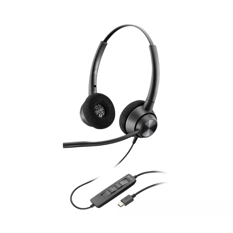 HP Poly EncorePro 320 Stereo USB-C ausinės su mikrofonu TAA