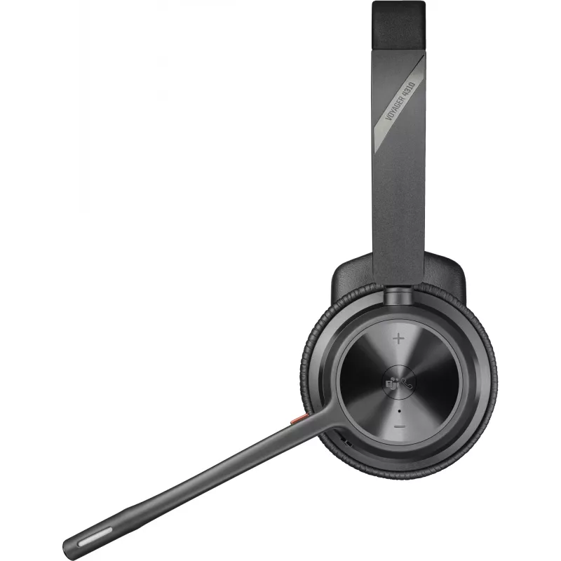 HP Poly Voyager 4310 Microsoft Teams sertifikuota USB-C ausinė su BT700 adapteriu