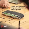 HP Poly Sync 40 garsiakalbis su mikrofonu, sertifikuotas Microsoft Teams, sidabrinis
