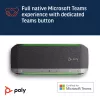 HP Poly Sync 40 garsiakalbis su mikrofonu, sertifikuotas Microsoft Teams, sidabrinis