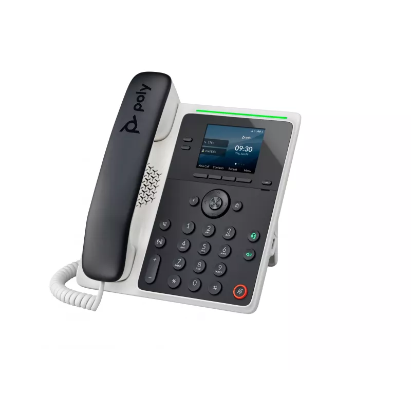 IP telefonas HP Poly Edge E100 su PoE, IPS ekranu