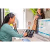 HP Poly Edge E450 IP telefonas su PoE, IPS ekranu, 4:3, WPA2-Enterprise, EAP-TLS, HTTPS, ENERGY STAR, EAC, RoHS, FCC, CE, 0-40 °C