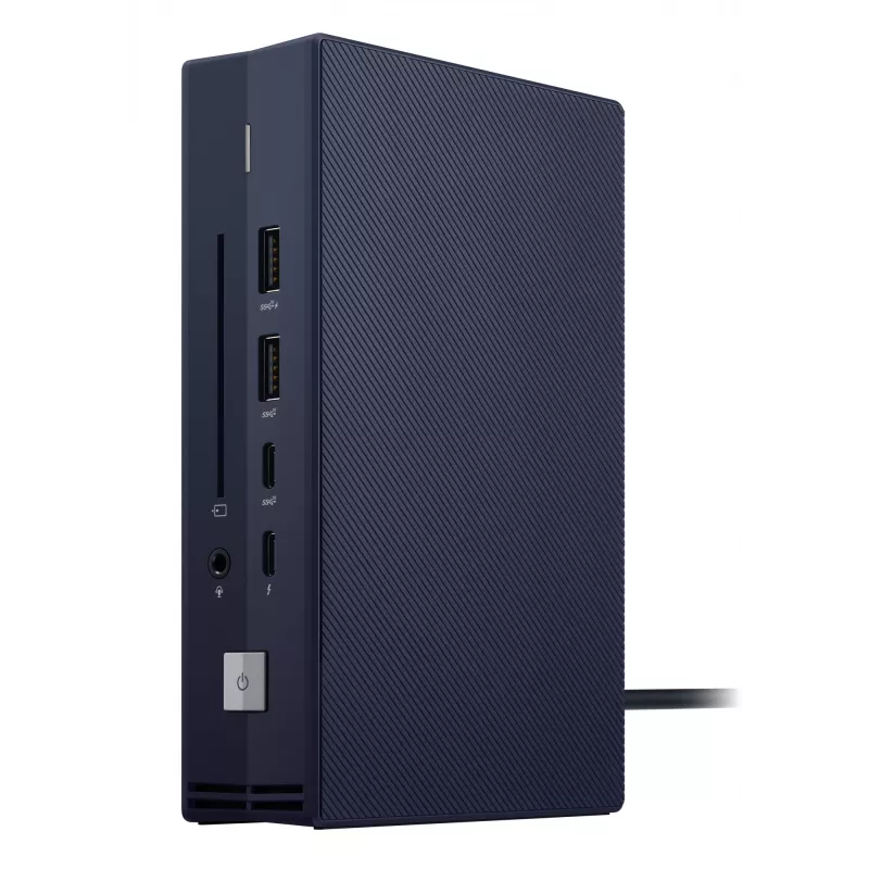 Dokavimo stotelė ASUS SimPro Dock 2, laidinė, Thunderbolt 3 – HDMI 2.0, DP 1.4, VGA, 3x USB-A, TB3 pagrindinis, Gigabit Ethernet, Kensington užraktas