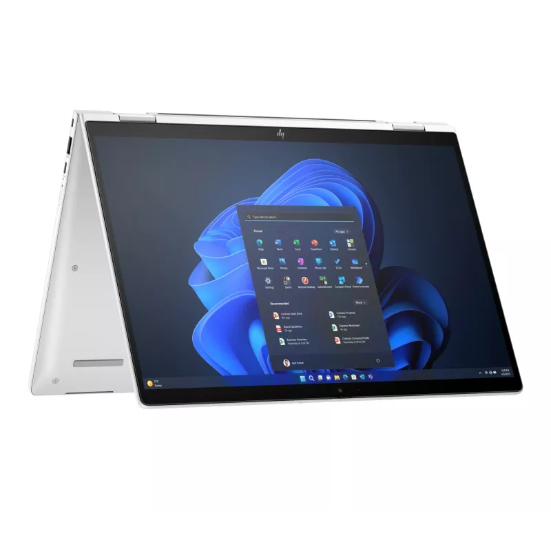 HP Elite x360 1040 G11 Intel Core Ultra 7 155H hibridinis (2-in-1) 35,6 cm (14 colių) liečiamas ekranas 2,8K 32 GB LPDDR5x-SDRAM 1 TB SSD Wi-Fi 7 (802.11be) Windows 11 Pro AI PC sidabrinis