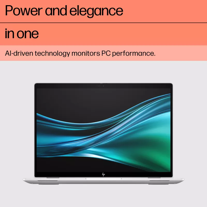 HP Elite x360 1040 G11 Intel Core Ultra 7 155H hibridinis (2-in-1) 35,6 cm (14 colių) liečiamas ekranas 2,8K 32 GB LPDDR5x-SDRAM 1 TB SSD Wi-Fi 7 (802.11be) Windows 11 Pro AI PC sidabrinis