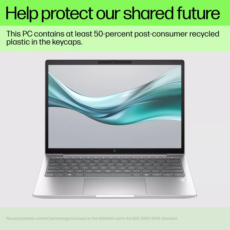 HP EliteBook 660 G11 Intel Core Ultra 5 125U nešiojamas kompiuteris 40,6 cm (16 colių) WUXGA 8 GB DDR5-SDRAM 256 GB SSD Wi-Fi 6E (802.11ax) Windows 11 Pro AI PC sidabrinis