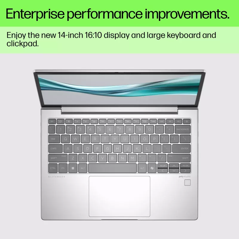HP EliteBook 660 G11 Intel Core Ultra 5 125U nešiojamas kompiuteris 40,6 cm (16 colių) WUXGA 8 GB DDR5-SDRAM 256 GB SSD Wi-Fi 6E (802.11ax) Windows 11 Pro AI PC sidabrinis