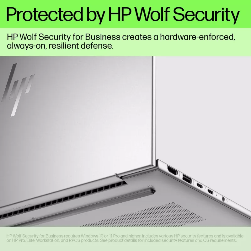 HP EliteBook 660 G11 Intel Core Ultra 5 125U nešiojamas kompiuteris 40,6 cm (16 colių) WUXGA 8 GB DDR5-SDRAM 256 GB SSD Wi-Fi 6E (802.11ax) Windows 11 Pro AI PC sidabrinis