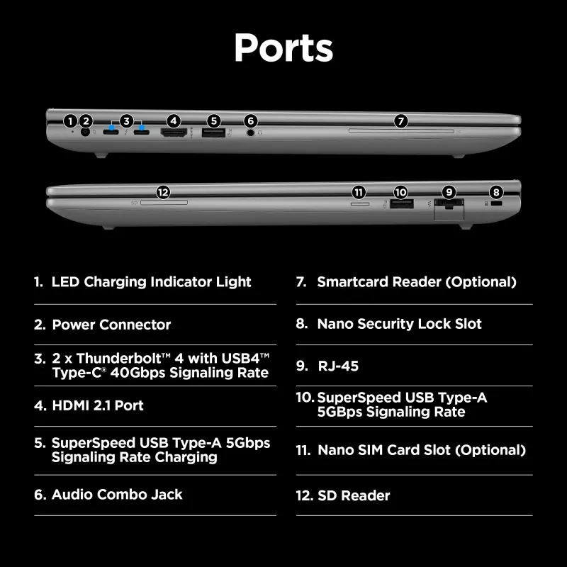 HP ZBook Power G11 Intel Core Ultra 7 155H Mobilioji darbo stotis 40,6 cm (16 colių) WQXGA 32 GB DDR5-SDRAM 1 TB SSD NVIDIA RTX A1000 Wi-Fi 6E (802.11ax) Windows 11 Pro AI Workstation, AI PC Pilka