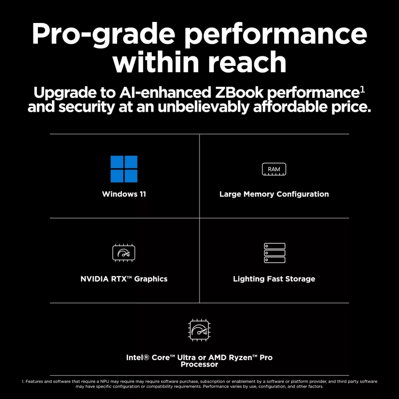 HP ZBook Power G11 Intel Core Ultra 7 155H Mobilioji darbo stotis 40,6 cm (16 colių) WQXGA 32 GB DDR5-SDRAM 1 TB SSD NVIDIA RTX A1000 Wi-Fi 6E (802.11ax) Windows 11 Pro AI Workstation, AI PC Pilka