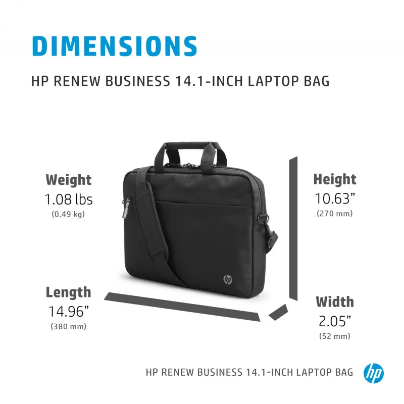 HP Renew Business 14.1 colio nešiojamojo kompiuterio dėklas – kuprinė
