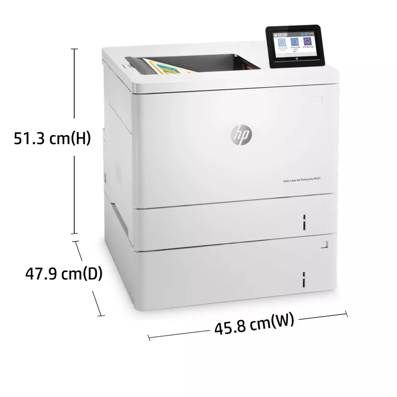HP Color LaserJet Enterprise M555x spalvotas lazerinis spausdintuvas, A4, 38 ppm, dvipusis spausdinimas