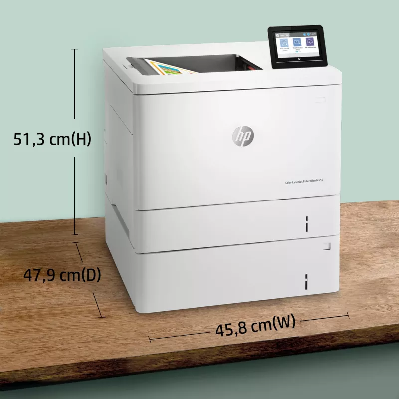 HP Color LaserJet Enterprise M555x spalvotas lazerinis spausdintuvas, A4, 38 ppm, dvipusis spausdinimas
