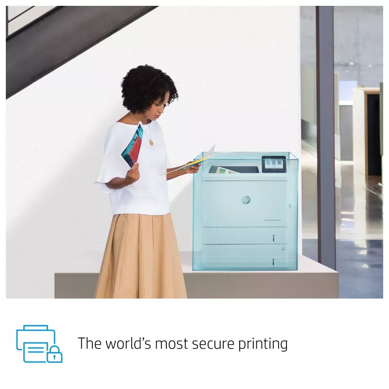 HP Color LaserJet Enterprise M555x spalvotas lazerinis spausdintuvas, A4, 38 ppm, dvipusis spausdinimas